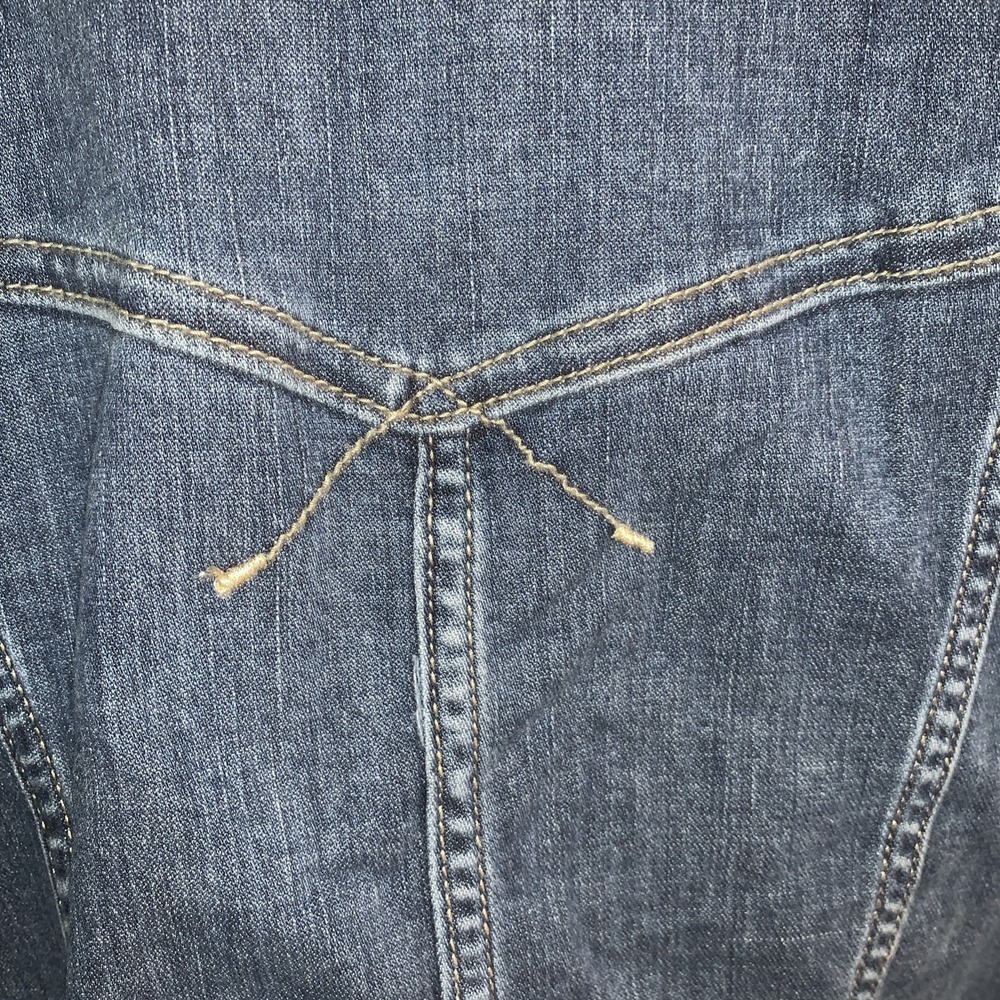 Lee Riders Jean Jacket Womens XS Indigo Blue‎ Casual Western - Picture 10 of 11